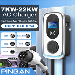 Nuevo Cargador <span class=keywords><strong>de</strong></span> Pared para Vehículos Eléctricos, Tipo 2, GBT, CHAdeMO, 32 Amp, 7kW, 11kW, 22kW, <span class=keywords><strong>Punto</strong></span> <span class=keywords><strong>de</strong></span> <span class=keywords><strong>Carga</strong></span> Rápida para Vehículos Eléctricos - Product Image 2