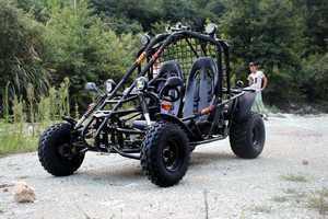 HL-UTV-10 <span class=keywords><strong>150CC</strong></span> Sport Buggy a Gas <span class=keywords><strong>Go</strong></span> <span class=keywords><strong>Kart</strong></span> fuoristrada Cross <span class=keywords><strong>Kart</strong></span> con 2 posti Dune Buggy in vendita a catena - Product Image 5
