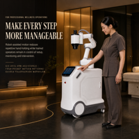 Robot de Moxibustion ZCH.AI avec Interface Tactile, Appairage à Distance et Lecture Musicale pour Centres de Bien-être Professionnels (Usage Quotidien)