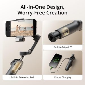 กิมบอลมือถือ Original Mobile 7P แบบสามแกน ติดตามอัตโนมัติ สำหรับถ่ายวิดีโอ Vlog รุ่น Original Mobile 7P - Product Image 5