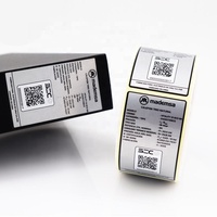 Adhésif personnalisé Aléatoire Variable Données QR Code Sérialiser Séquentiel Qr Code Série Code Barres Anti-contrefaçon étiquette autocollant