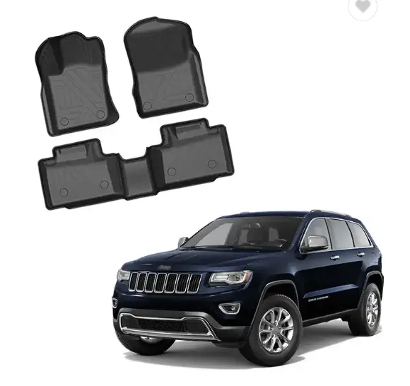 Высококачественный материал TPE Передние Задние автомобильные коврики для Jeep Grand Cherokee 2013 + Tpe автомобильные коврики автомобильные аксессуары напольный коврик