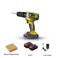 Vente Directe Usine Ensemble d'Outils pour Électricien Outils Électriques Sans Fil Perceuse Sans Fil