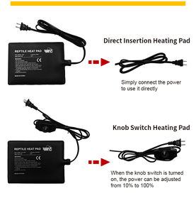 Meilleur vendeur, petit tapis chauffant en PVC carré de 8 W avec interrupteur à bouton pour reptiles et animaux de compagnie - Product Image 3