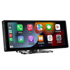 นาฬิกาอิเล็กทรอนิกส์ตั้งโต๊ะอัจฉริยะแบบขายส่ง จอภาพพกพา HD ขนาด 10.26 นิ้ว หน้าจอไร้สาย Carplay รองรับ Android Auto จอแสดงผลในรถยนต์อเนกประสงค์ - Product Image 2