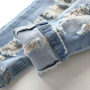 Último Diseño de Jeans para Niños, Ropa de Primavera y Otoño para Niños, Pantalones de Algodón para Bebés, Pantalones para Niños Pequeños, Jeans Rotos para Niños - Product Image 6