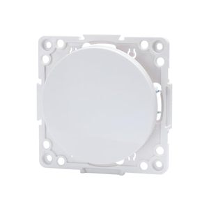 Componente per interruttore 2 vie e 1 chiave, colore bianco, ideale per controllare le luci e migliorare l'illuminazione negli spazi. - Product Image 1