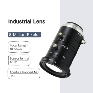 Objectif de vision industrielle 10-50 mm, <span class=keywords><strong>zoom</strong></span>, longueur focale, résolution 8MP, monture C, faible distorsion pour l'automatisation industrielle - Product Image 1