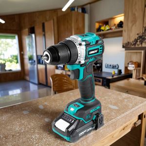 Nuevo Diseño 2026 Taladro Inalámbrico Portátil de 20V con Control de Retroceso Conmutable, Motor Sin Escobillas, Set Inalámbrico con Batería - Product Image 1
