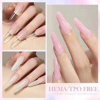 BORN PRETTY PRO Fournisseur de gel pour ongles constructeur sans TPO Densité fine sans brûlure Constructeur de gel UV pour la construction d'extension des ongles