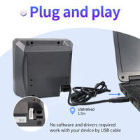 Escáner de Código de Barras de Escritorio de Alta Velocidad YUANAIDC, Lector USB Omnidireccional de Códigos QR 1D y 2D para Puntos de Venta, Tiendas Minoristas y Almacenes