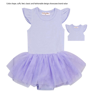 Vestito Estivo in Cotone per <span class=keywords><strong>Neonata</strong></span>, Abito da Festa in Tulle per Bambina, Design Elegante per Piccola Principessa - Product Image 2