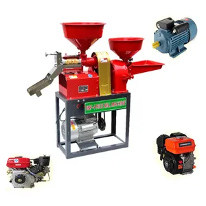 Peeling Husking Grinder Combine Gasoline Rice Mil Machine 40 TPD