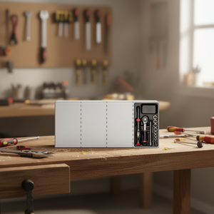 Tool Cabinet <b>Set</b> With <b>Screwdrivers</b> Wrenches And <b>Bits</b> For Home Repair And Maintenance Tasks - Product Image 3