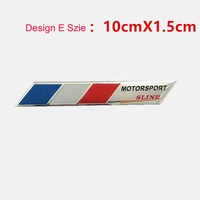 JDMotorsport88 Emblème de voiture 3D en aluminium, logo drapeau français, autocollant de calandre