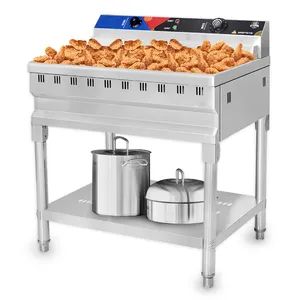 Chip di separazione dell'acqua dell'olio patatine fritte mais cane ciambella pollo friggitrice commerciale friggitrice friggitrici elettriche