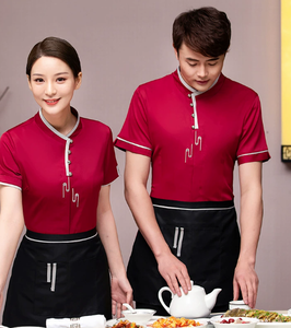 2025 transpirable fino barato cocina japonesa olla caliente Tienda <span class=keywords><strong>ropa</strong></span> <span class=keywords><strong>de</strong></span> trabajo Restaurante <span class=keywords><strong>Camarero</strong></span> uniforme Chef <span class=keywords><strong>ropa</strong></span> para Bar personal - Product Image 3