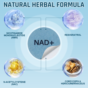 อาหารเสริม Nad + แผ่นแปะ30ชิ้นลดริ้วรอยพร้อม Nad และ Resveratrol สำหรับผู้หญิงและผู้ชายลดการดูดซึม - Product Image 2