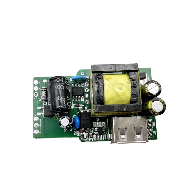 USB Mobile Phone Fast Charger Power Bank PCBA Assembly with FR-4 Base Material