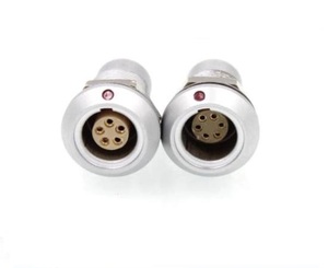Enchufe de aviación metal doble ranura FGB <span class=keywords><strong>EGB</strong></span> 0B 1B conector de doble llave de 60 grados - Product Image 5