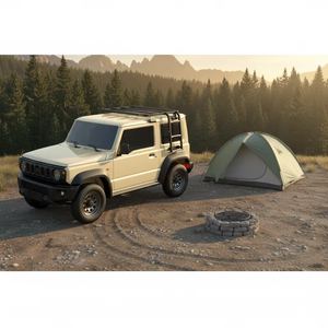 แร็คหลังคาอลูมิเนียมสำหรับ Jimny ติดตั้งง่ายไม่ต้องเจาะรู รับน้ำหนักได้มาก - Product Image 2