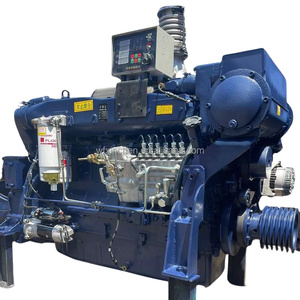 Moteur marin Weichai 6126ZLC 4 temps 300hp-400hp moteur <span class=keywords><strong>de</strong></span> bateau à réaction diesel avec réservoir d'huile pour la construction <span class=keywords><strong>de</strong></span> <span class=keywords><strong>ferry</strong></span> fabriqué en Chine - Product Image 5