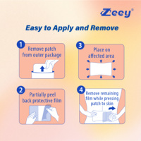 ZEEY patch analgésique topique de soulagement de la douleur thermique pour les articulations de la cheville au dos douloureux