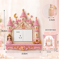 Peinture au diamant 5D DIY peinte à la main, Château de conte de fées, sacs cadeaux pour enfants, fête d'anniversaire
