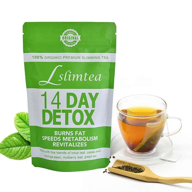 Detoks ince özel etiket 14 gün Fitness zayıflama çayı teateadüz göbek çayları karın zayıflama çayı yağ kilo kaybı yakmak