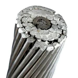 BS215 ACSR 185/25 Wolf 300mm2 Bare insulation Aluminum Conductor Steel Reinforced for overhead
