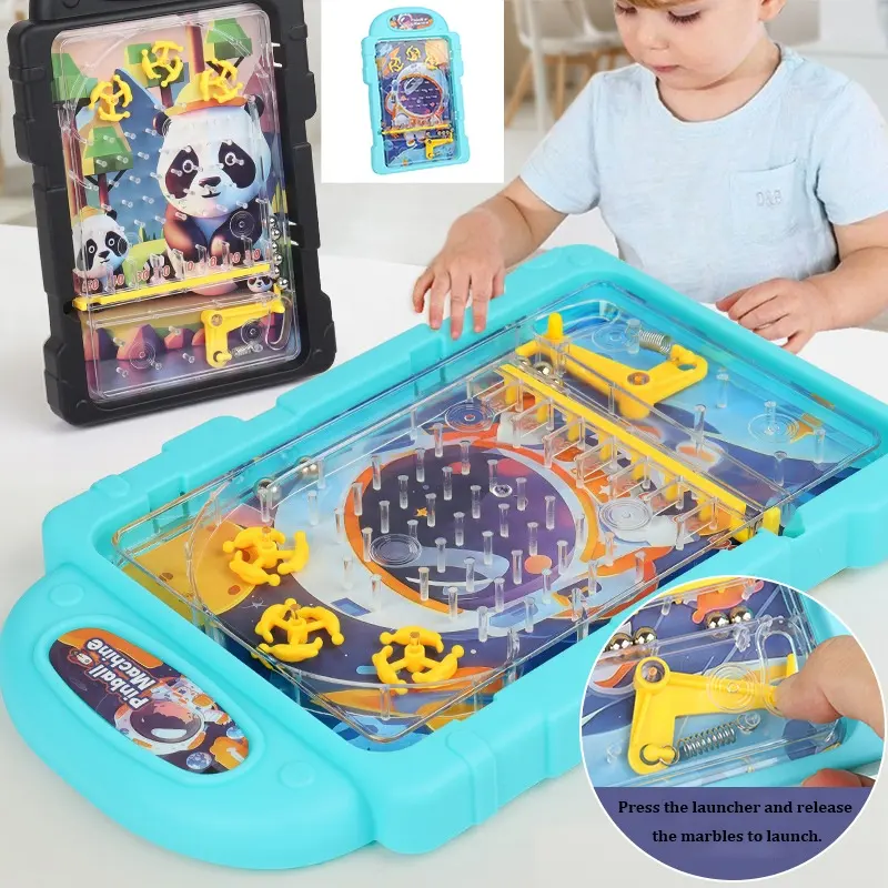 Bambini flipper giochi Desktop flipper Game Machine Fun genitore-bambino giocattoli educativi interattivi bambini tavolo da tiro Games1