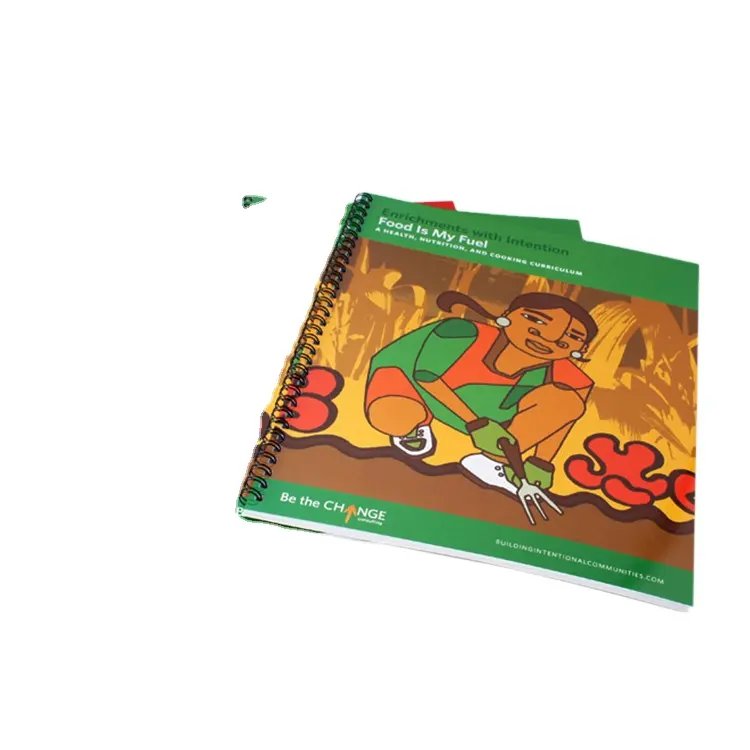 Wholesales personalizado de alta qualidade impressão de livro infantil história colorir fio-o livro