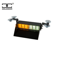 Luces Estroboscópicas Magnéticas LED Ámbar de 12V con Ventosa SL631-V