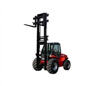 Chariot élévateur tout-terrain Manitou M50-4 4x4 d'occasion 2008 avec cabine, capacité de levage élevée, pour la manutention en entrepôt et en cour - Product Image 1