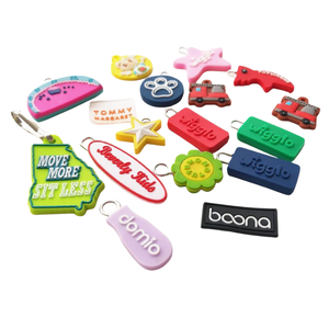 Tirette de fermeture éclair personnalisée en PVC sans nickel pour vêtements de mode, sacs, chaussures et vêtements d'extérieur avec service de personnalisation du logo - Product Image 4