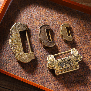 Cadenas de style antique Mystic Arts, mini-coffret en fer, nouveau design chinois, usage général - Product Image 2