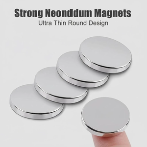 Imán de neodimio redondo súper potente de 12*2/30*2/30*3mm con adhesivo de doble cara, imanes magnéticos permanentes fuertes N35 - Product Image 6