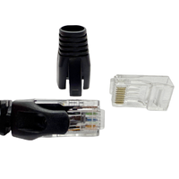 Hochwertiges 8 P8C Loch vergoldet Cat6 Pass Through Modular Plug Ethernet