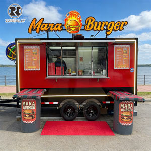 Chariot à smoothies glacés, petit camion à café, camion de restauration, chariots mobiles à fruits et <span class=keywords><strong>tacos</strong></span>, remorques à vendre - Product Image 1