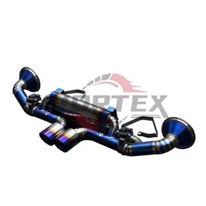 Système d'échappement Catback Valvetronic en titane Vortex Grade 5 de 1,2 mm pour Porsche 992 GT3 2022-2025 4.0L Flat 6, finition esthétique légère - Product Image 2