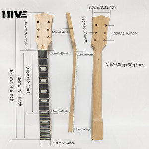 Lp22 Mô hình gỗ gụ Guitar Điện Cổ Rosewood Fingerboard vuông phím đàn Gỗ tối màu Matte lp22 Guitar điện cổ - Product Image 4