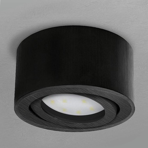 Plafonnier à LED Cylindre Monté en Noir Intérieur pour Module <span class=keywords><strong>Gu10</strong></span> Mr16 Led - Product Image 1