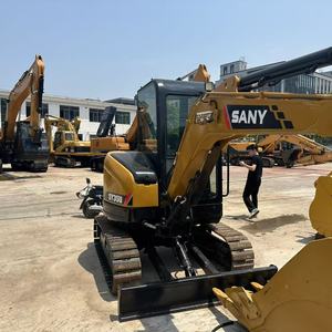 รถขุด Sany รุ่น SY35U ขนาด 3 ตัน เครื่องขุดไฮดรอลิก บุ้งกี๋ ชิ้นส่วนหลักของเครื่องยนต์ PLC มอเตอร์ เกียร์บ็อกซ์ รุ่นปี 2022 บุ้งกี๋ขนาด 0.6 เมตร - Product Image 1