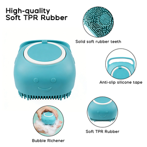 Cepillo de <span class=keywords><strong>pelo</strong></span> autolimpiante <span class=keywords><strong>para</strong></span> gatos, productos de limpieza y aseo <span class=keywords><strong>para</strong></span> mascotas con Gel de ducha <span class=keywords><strong>para</strong></span> eliminación de desechos de perros - Product Image 3