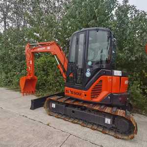 รถขุดฮิตาชิ ZX50U มือสองนำเข้าจากญี่ปุ่น น้ำหนักใช้งาน 5 ตัน สำหรับงานก่อสร้างถนนในชนบท รถขุด 5 ตัน - Product Image 4