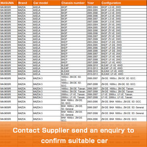 MA-9656R MASUMA fabricante de partes del brazo de control inferior B32H-34-300 B32H-34-300A B32H-34-300B B32H-34-300D para <span class=keywords><strong>MAZDA</strong></span> AXELA BK3P - Product Image 2