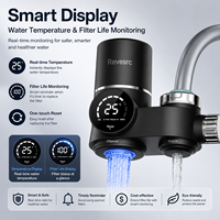 Nouveau robinet intelligent de cuisine, purificateur d'eau UV, filtre à eau au chlore, cartouche filtrante manuelle en plastique, haute efficacité, écologique, pour la maison