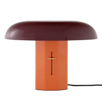 Lampe de table moderne minimaliste de luxe avec abat-jour bleu vert/rouge orange pour chambre à coucher et salon, lumière chaude