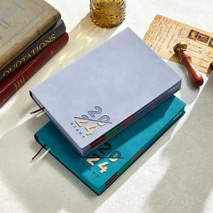 Cuaderno 2024, <span class=keywords><strong>planificador</strong></span> de horarios de 365 días, tamaño A5, lista de Agenda <span class=keywords><strong>semanal</strong></span>/mensual, logotipo personalizado, Escuela/regalo, cubierta de papel, cuaderno de negocios - Product Image 1