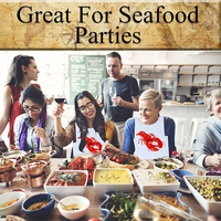 Fabricant de bavoirs en plastique jetables personnalisés Bavoirs pour adulte en plastique avec impression de crabe de homard pour restaurant